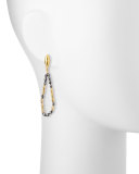 Dark Mist 24k Black Diamond Tipsy Earrings