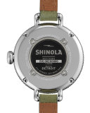 Birdy Leather Double-Wrap Watch, 34mm