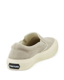 Cambridge Suede Slip-On Sneaker, Light Gray