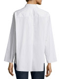 Leanne Pinstriped Blouse