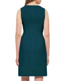 Wool Crepe Double-Hem Dress