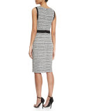 Laponche Knit Sheath Dress