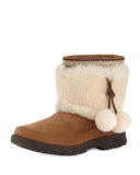 Brie Pompom Shearling Boot