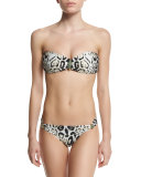 Leopard-Print Accessory Bandeau Top