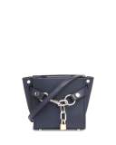 Attica Mini Chain Satchel Bag, Navy