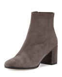 Blakely Suede Ankle Boot, Steel