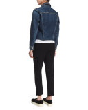Single-Pleat Peg Pants