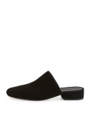 Giorgia Suede Flat Mule