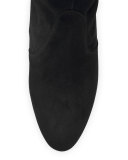 Highland Suede Over-The-Knee Boot, Black