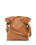 Flamenco Knot Bucket Bag, Tan