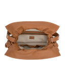 Flamenco Knot Bucket Bag, Tan