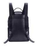 Solid Leather Backpack, Blue