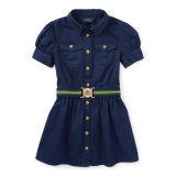 Cotton Chino Shirtdress