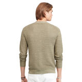 Linen-Silk V-Neck Cardigan