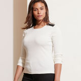 Cotton Zip-Shoulder Top