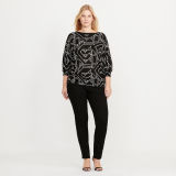 Geometric-Print Sweater