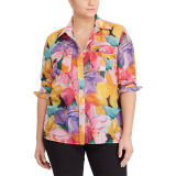Cotton-Silk Voile Shirt