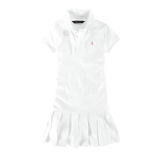 Stretch Mesh Polo Dress