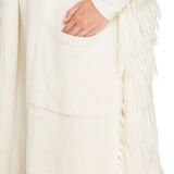 Fringe Open-Front Cardigan
