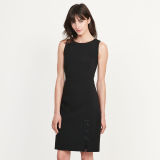 Lace-Up-Hem Dress