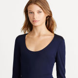 Jersey Scoopneck Dress