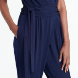Jersey Surplice Jumpsuit