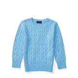 Cable-Knit Cotton Sweater