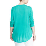 Silk-Blend V-Neck Sweater