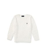 Cable-Knit Cotton Sweater