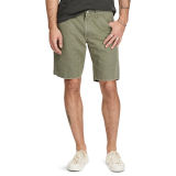 Cotton Canvas Cutoff Short