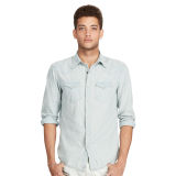 Slim Indigo Cotton Shirt