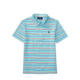 Striped Cotton Jersey Polo