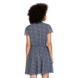 Floral-Print Gauze Dress