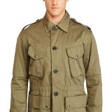Cotton-Blend Utility Jacket