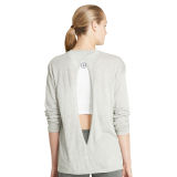 Open-Back V-Neck Sweater
