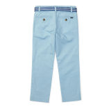 Belted Stretch Cotton Chino