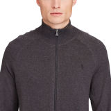 Cotton Full-Zip Sweater