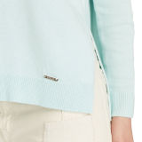 Cotton-Blend V-Neck Sweater