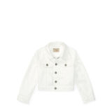 Cropped Denim Trucker Jacket