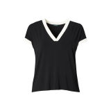 Color-Blocked Jersey Top