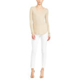 Silk-Blend V-Neck Sweater
