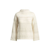 Wool-Alpaca Boatneck Sweater