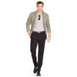 Slim Wool Gabardine Trouser