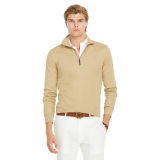 Cotton Piqué Half-Zip Pullover