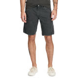 Cotton Canvas Cutoff Short