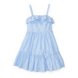 Seersucker Sleeveless Dress