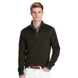 Cotton-Blend Half-Zip Pullover