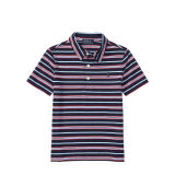 Striped Cotton Jersey Polo