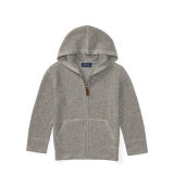 Waffle-Knit Cashmere Hoodie