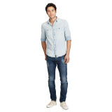 Indigo Cotton Workshirt